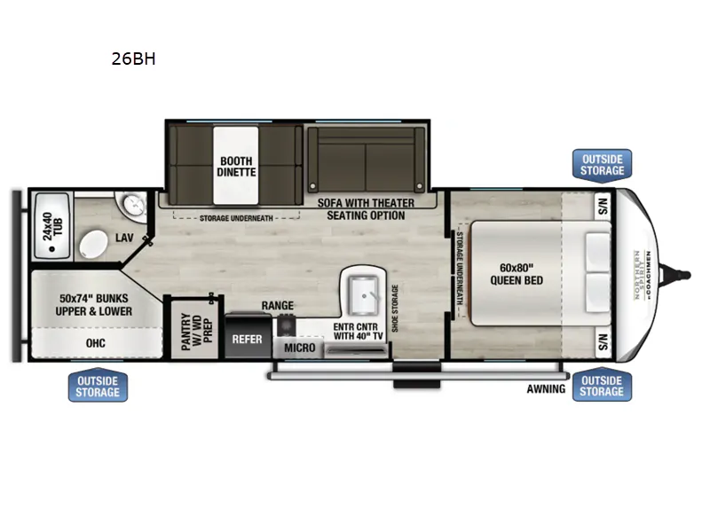 2025 Coachmen Northern Spirit SE 26BH - Photo 3