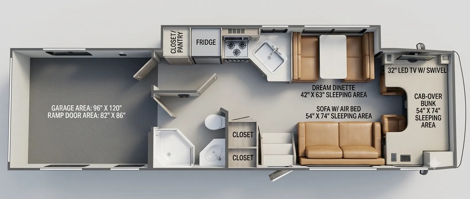 2015 THOR OUTLAW 35SG - Floor plan