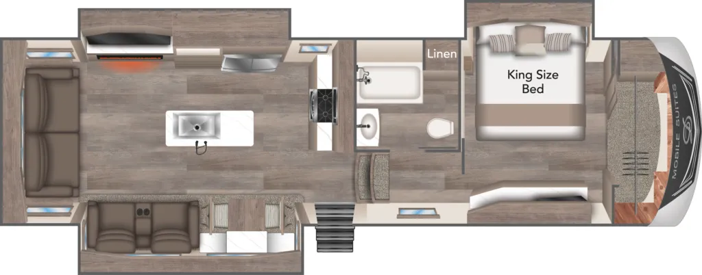 DRV Mobile Suites 35RLSB floor plan