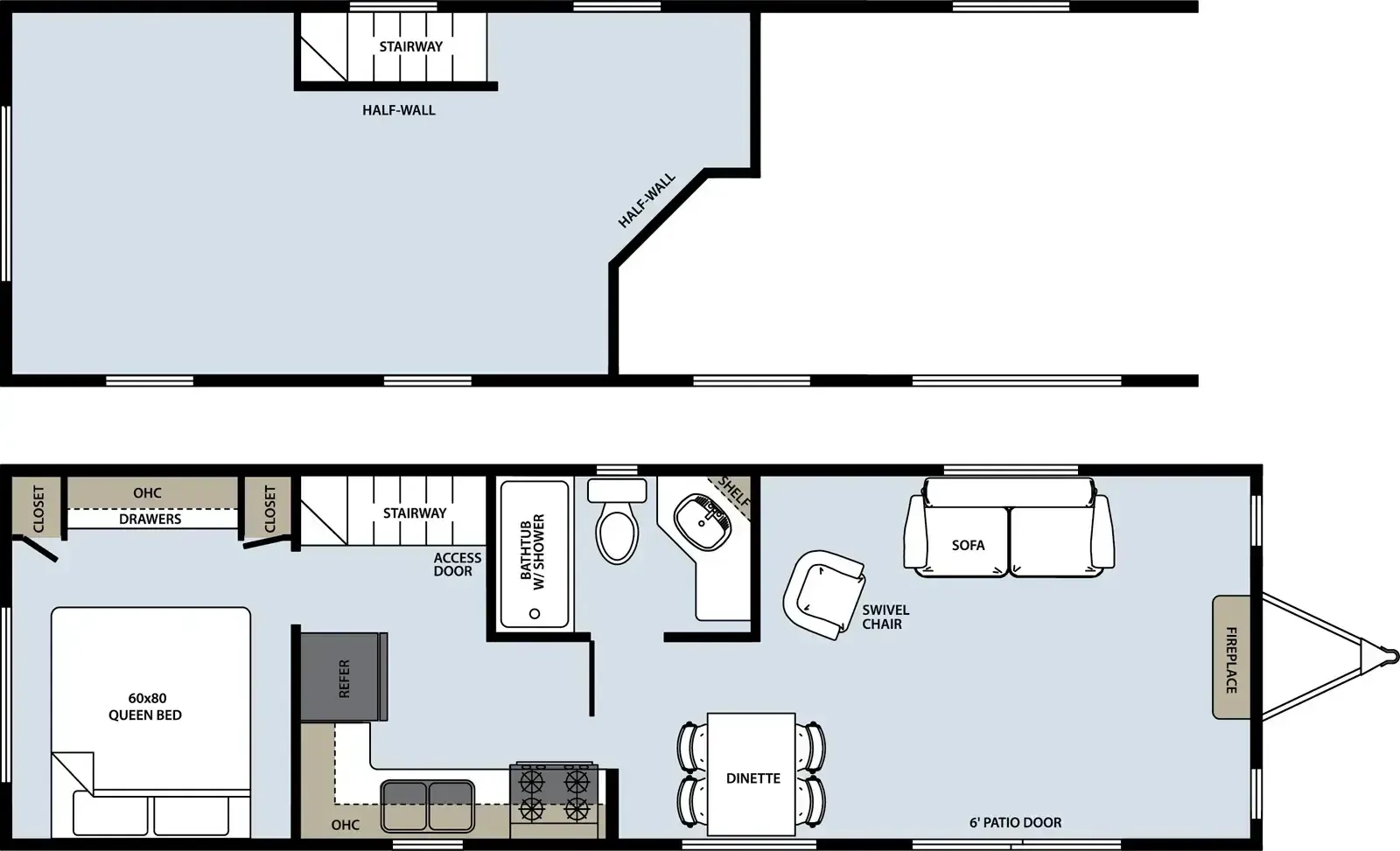 Forest River Quailridge Summit 39CBDL-S floor plan
