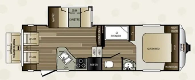 Keystone Cougar Half-Ton 246RLSWE floor plan