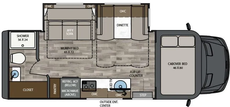 2024 Renegade RV Vienna 25RMC - Floor plan