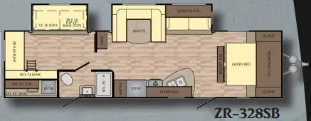 CrossRoads Z-1 ZR-328SB floor plan