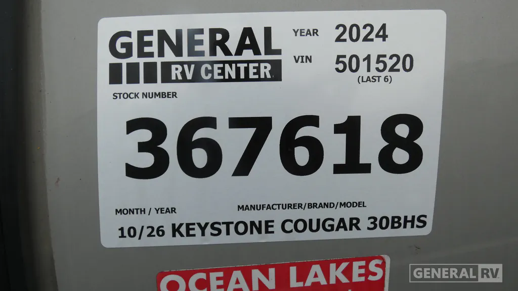 2024 Keystone Cougar Half-Ton 30BHS, Photos photo 32