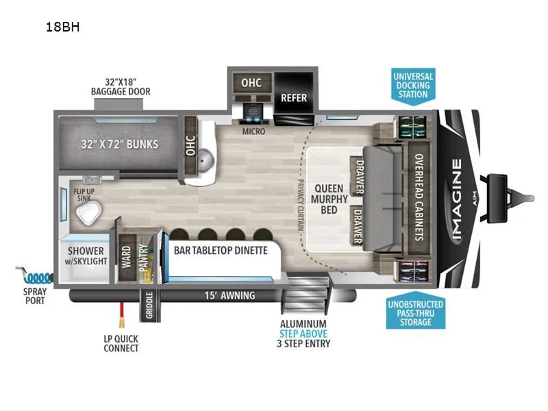 2023 Grand Design Imagine AIM 18BH - Photo 3