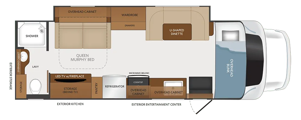 Fleetwood Altitude 27U floor plan