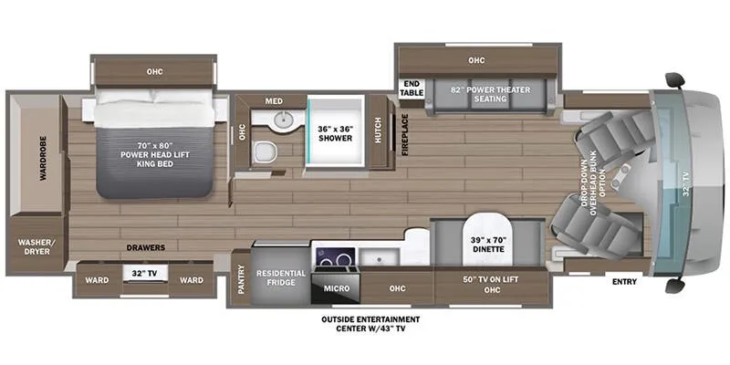 Entegra Coach Reatta XL 37K floor plan