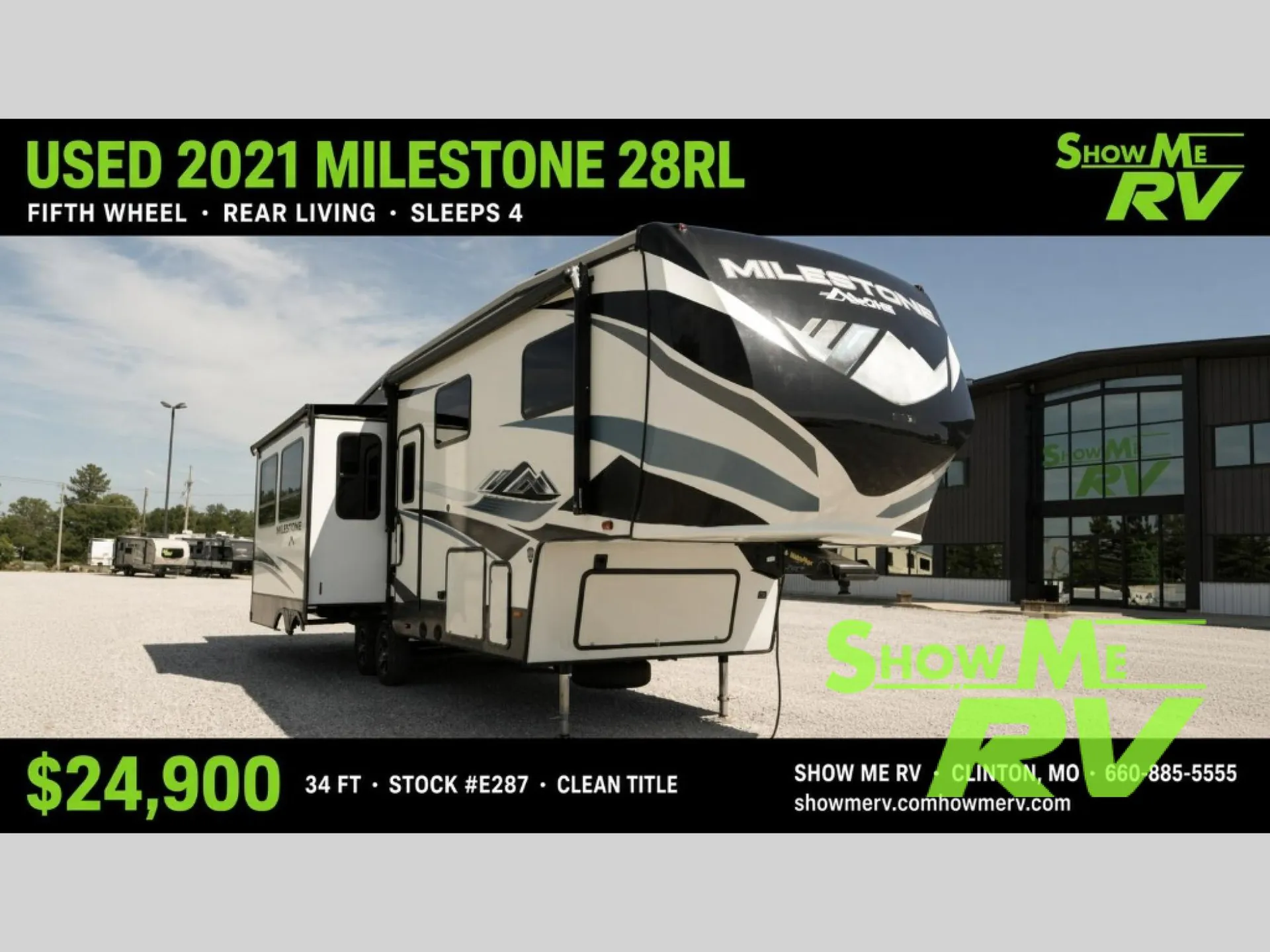 2021 Heartland Milestone M-One 28RL - Photo 2