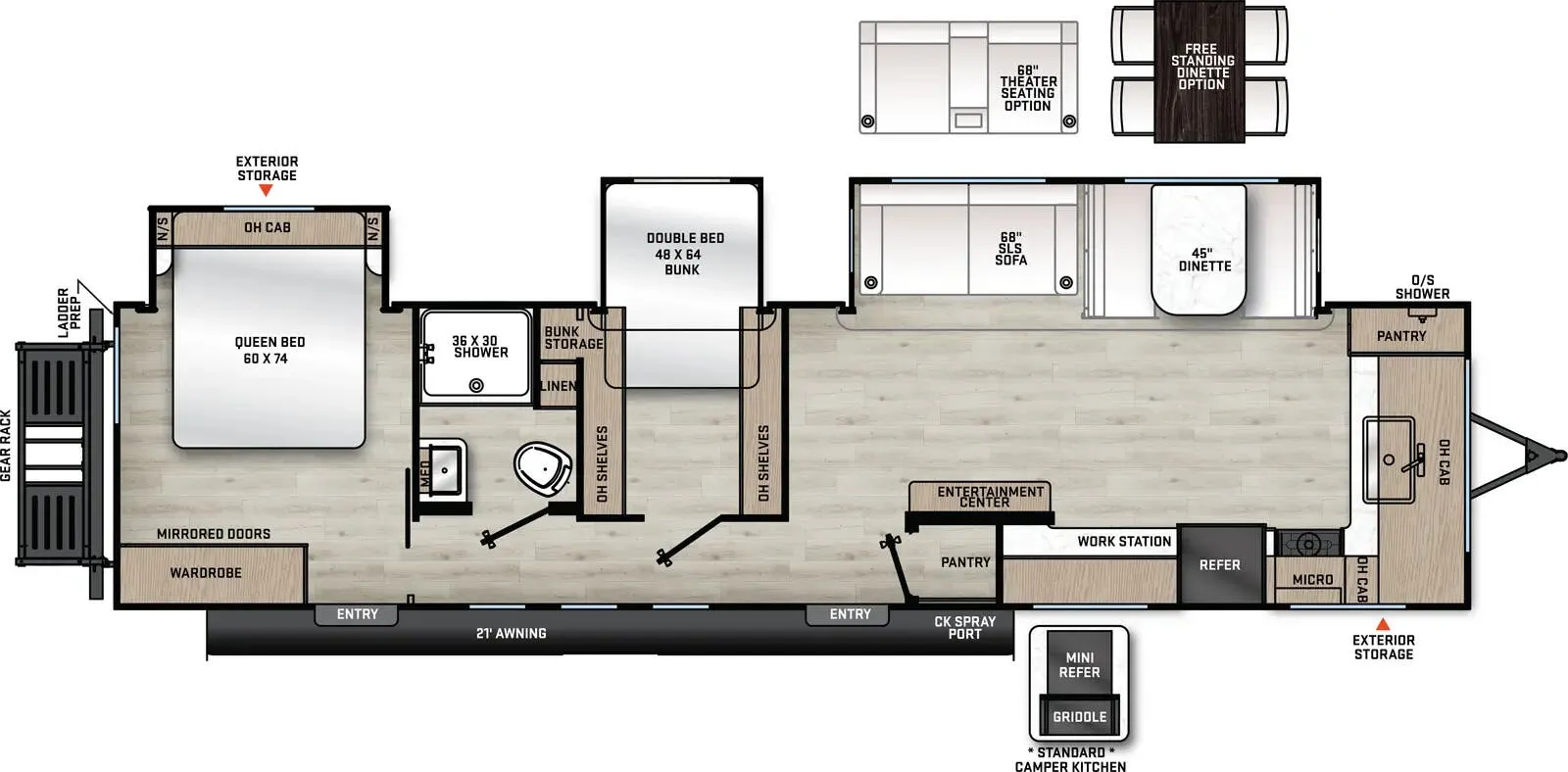 Coachmen Catalina Legacy Edition 333FKTS floor plan