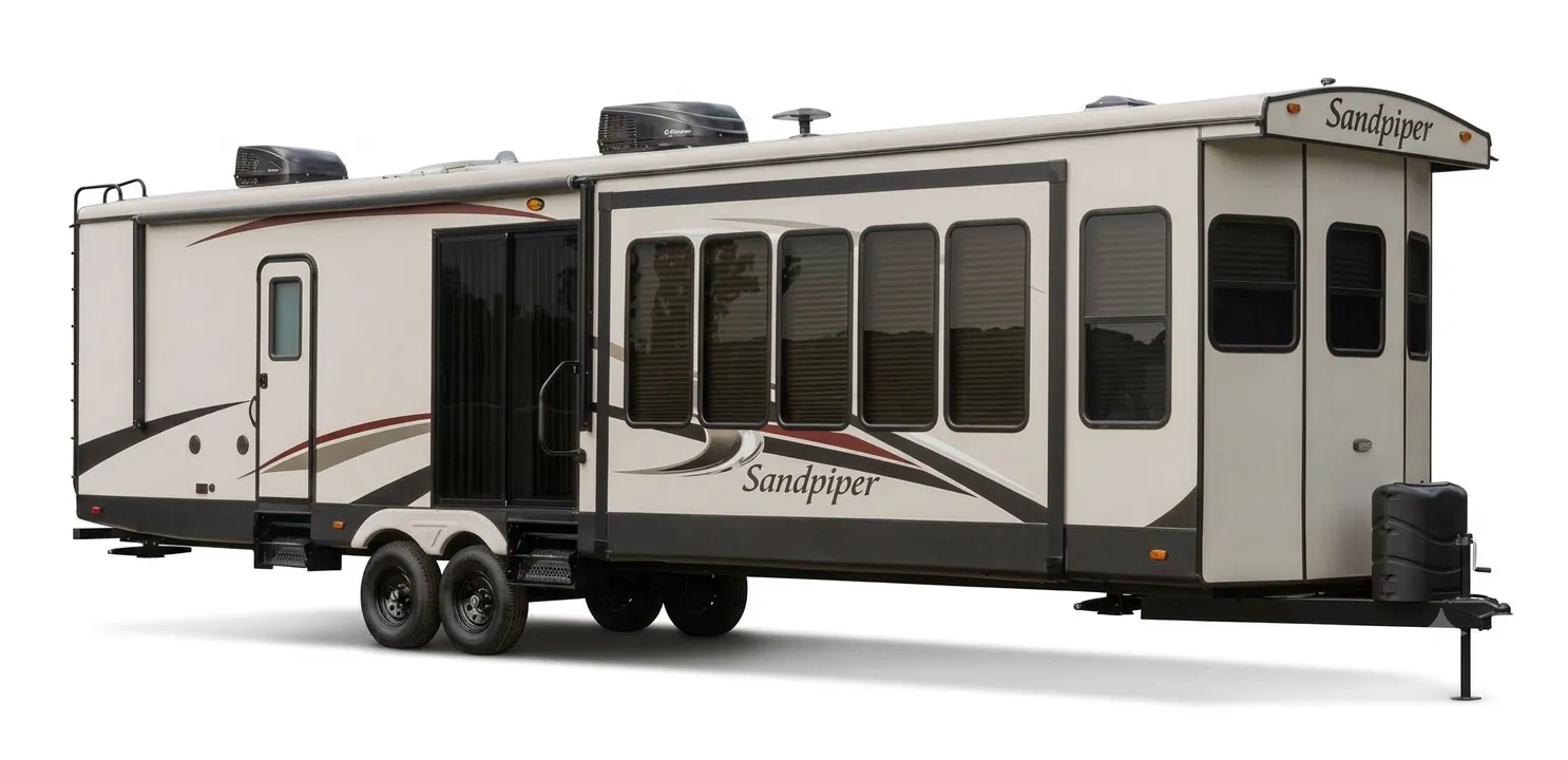 Forest River Sandpiper Destination 393RL exterior