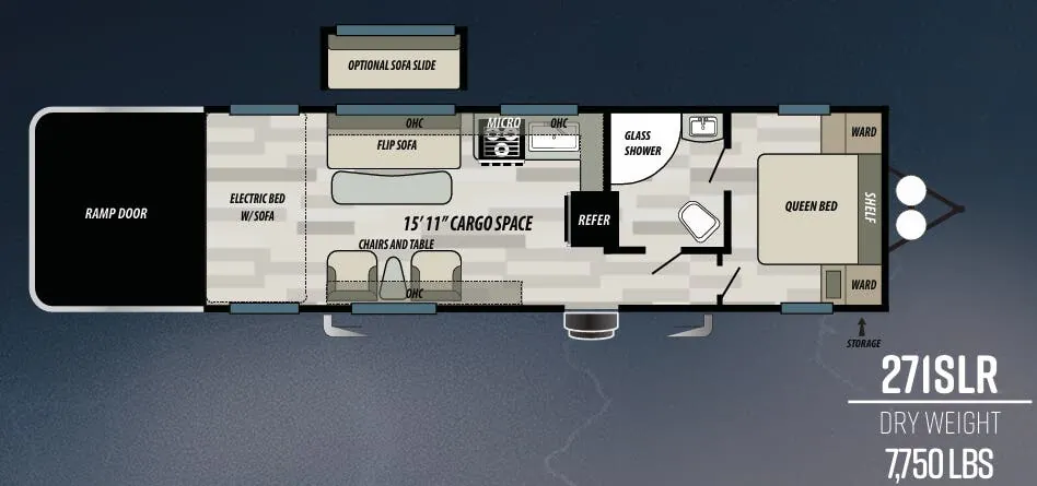 Forest River Sandstorm SLR 271SLR floor plan