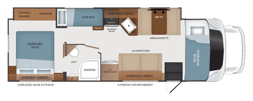 Fleetwood Altitude 31W floor plan