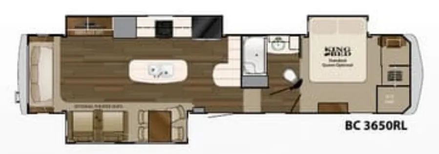 Heartland Big Country 3650RL floor plan