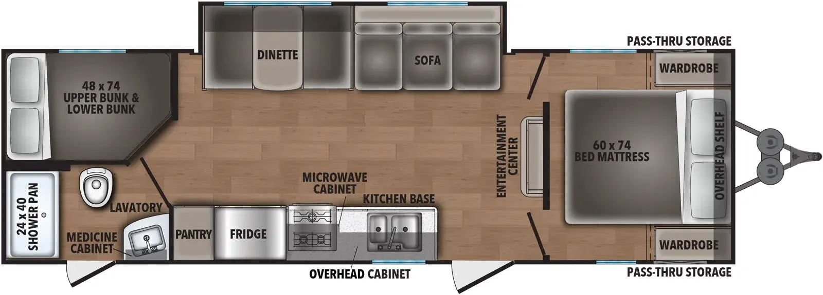 Shasta Shasta 26DB floor plan
