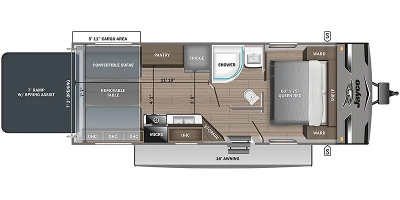 Jayco Jay Flight 236TH floor plan