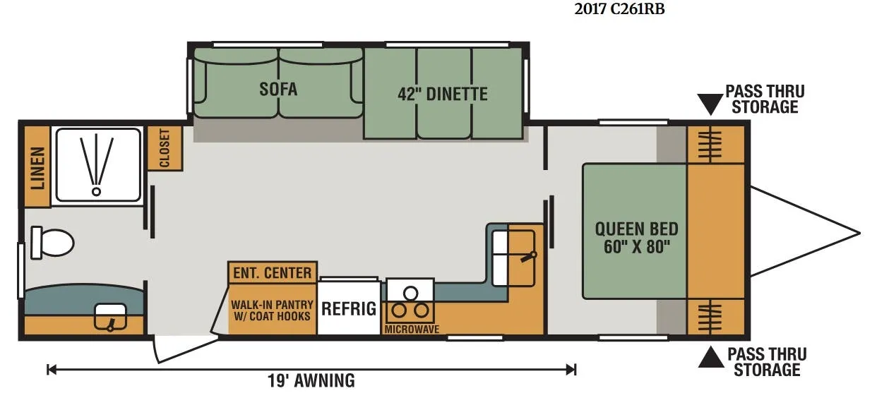 K-Z Connect C261RB floor plan