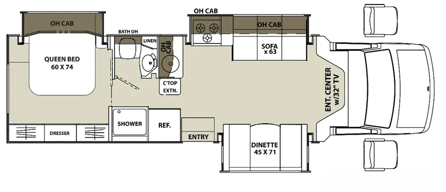Coachmen Concord 300TS floor plan