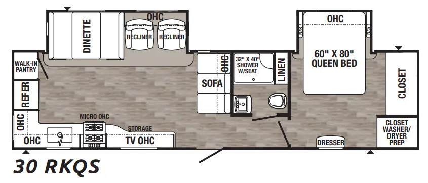 Palomino Puma 30RKQS floor plan