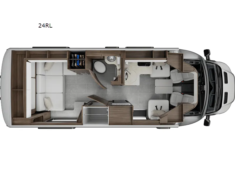 2025 Leisure Travel Wonder W24RL - Floor plan