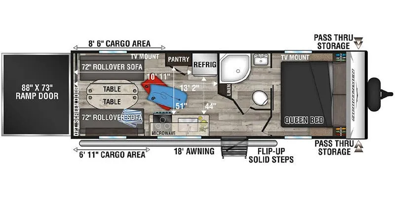 K-Z Sportsmen SE 250THSE floor plan