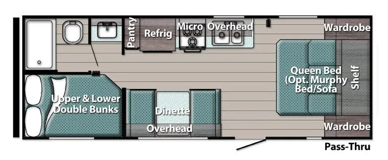 Gulf Stream Conquest Lite Ultra Lite 248BH floor plan