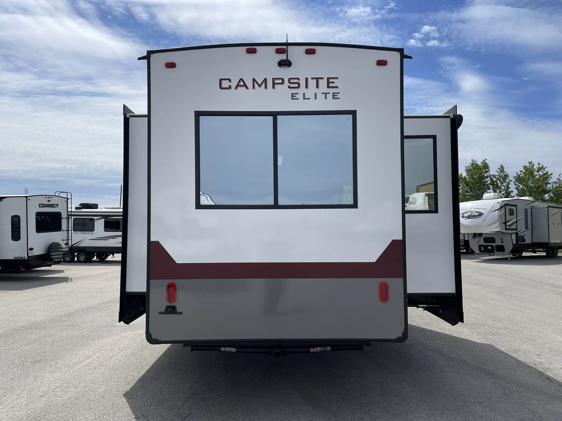 2026 Forest River Campsite Elite 36RF — backside
