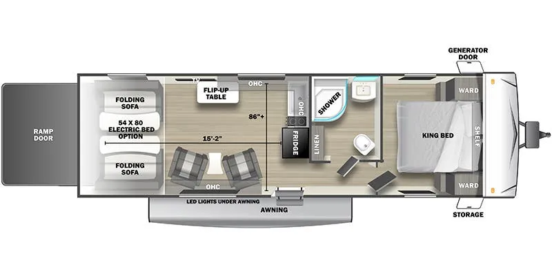 Forest River Stealth 2750SLX floor plan