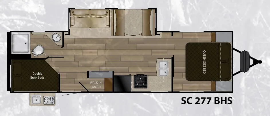 Cruiser RV Shadow Cruiser 277BHS floor plan