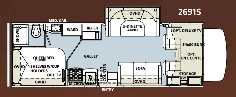 Forest River Forester 2691S floor plan