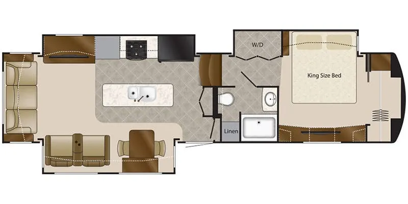 2023 DRV Mobile Suites 36RSSB3 floor plan