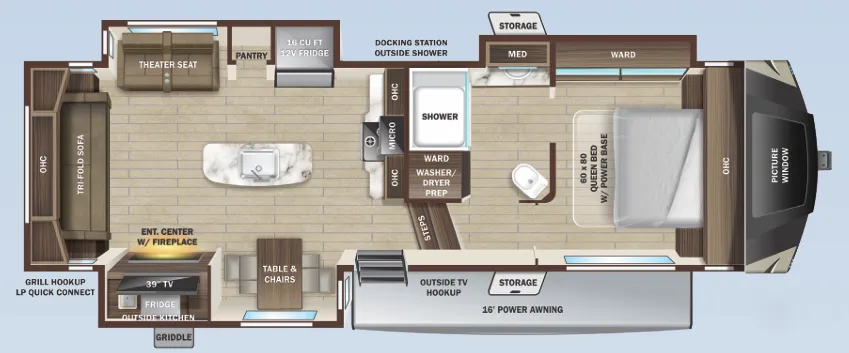 Highland Ridge Open Range Roamer 264RLS floor plan
