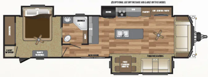 Keystone Retreat 39MKTS floor plan