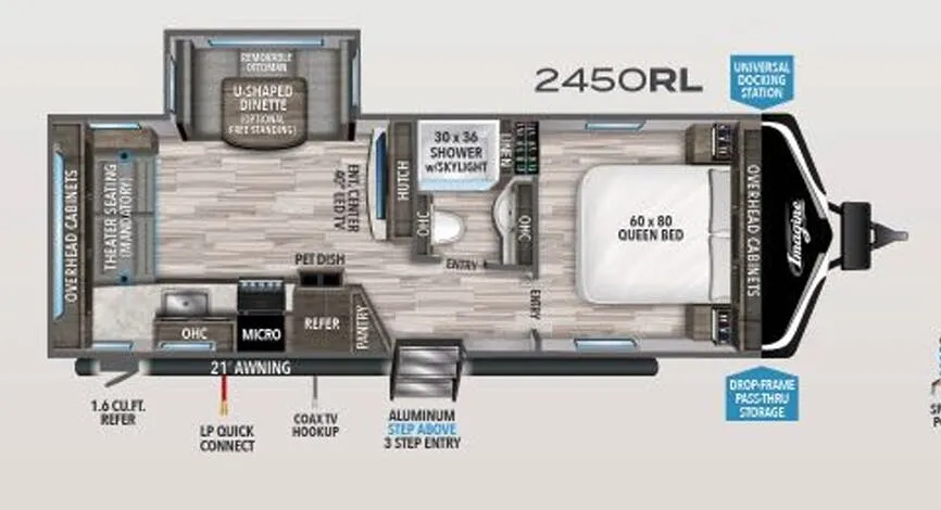 Grand Design Imagine 2450RL floor plan