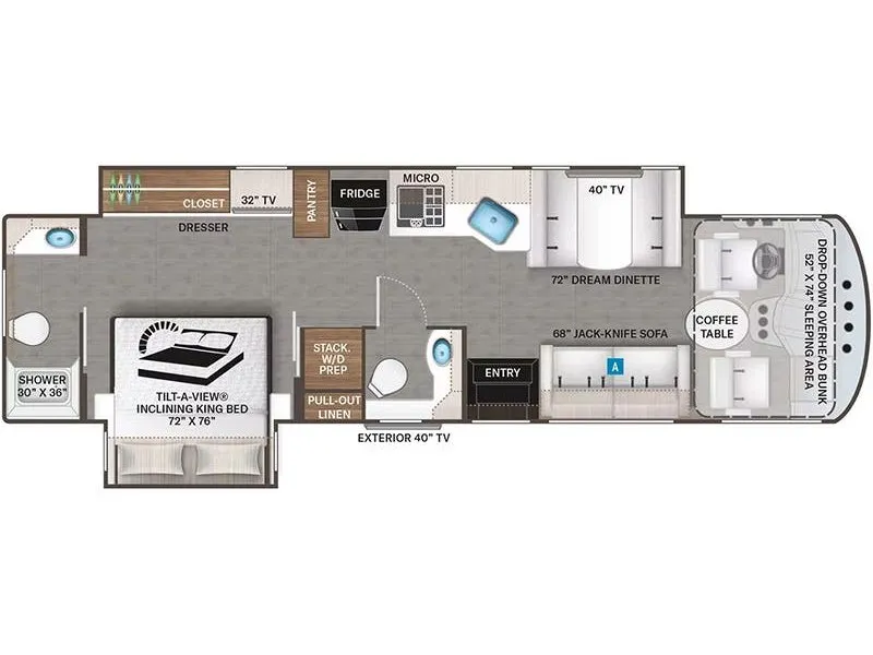 2022 Thor Motor Coach MIRAMAR 34.7 Class A Motorhome - Photo 3