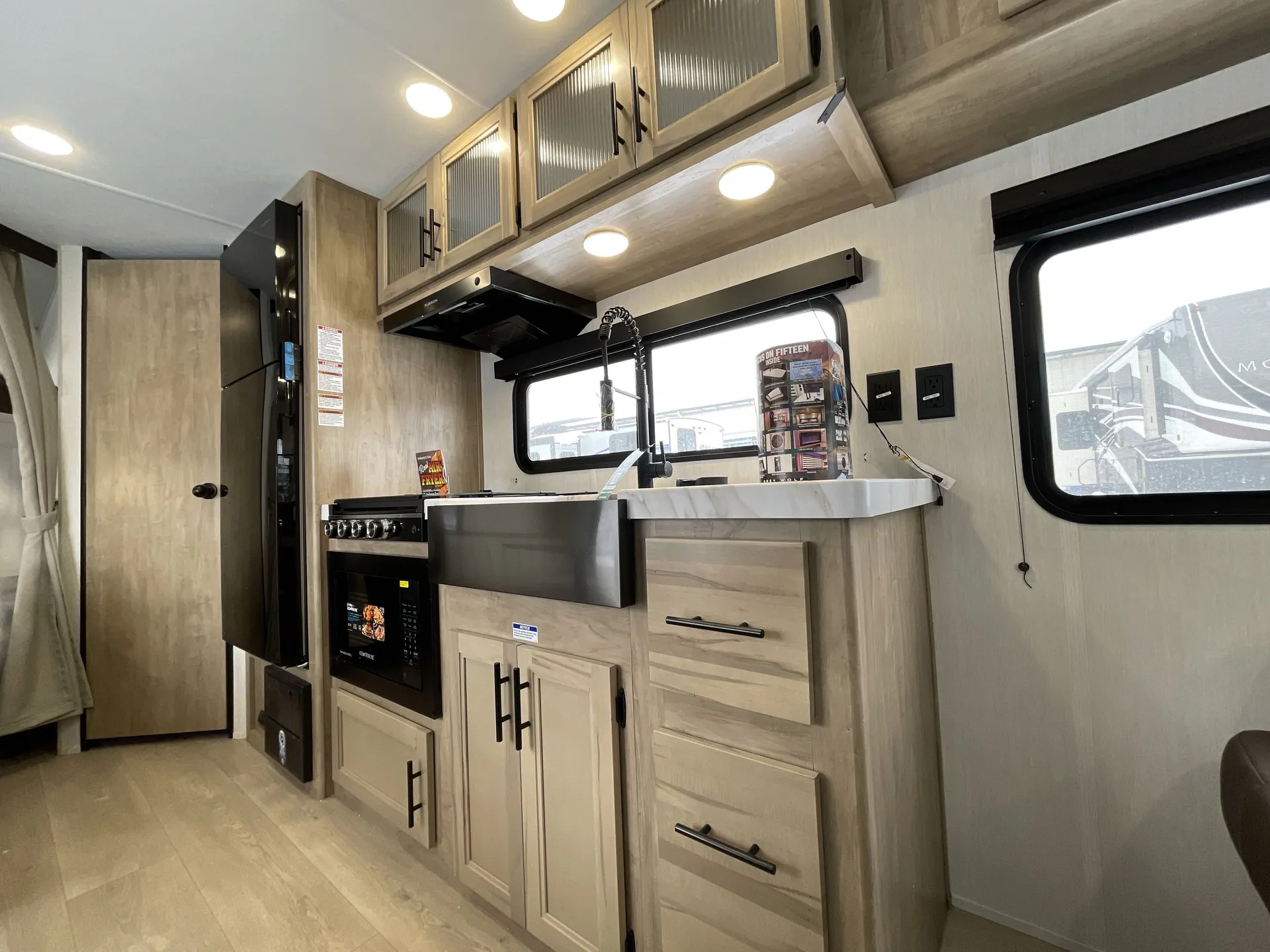 2026 Forest River Grey Wolf 26DJSE — kitchen