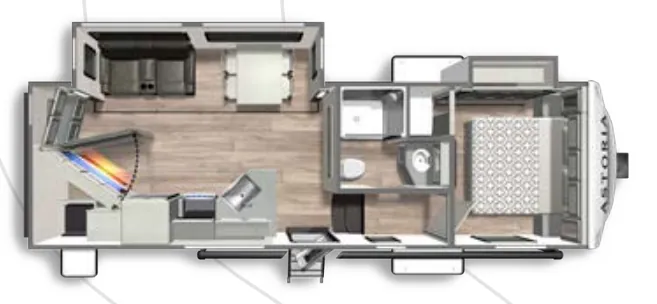 Dutchmen Astoria 2503REF floor plan
