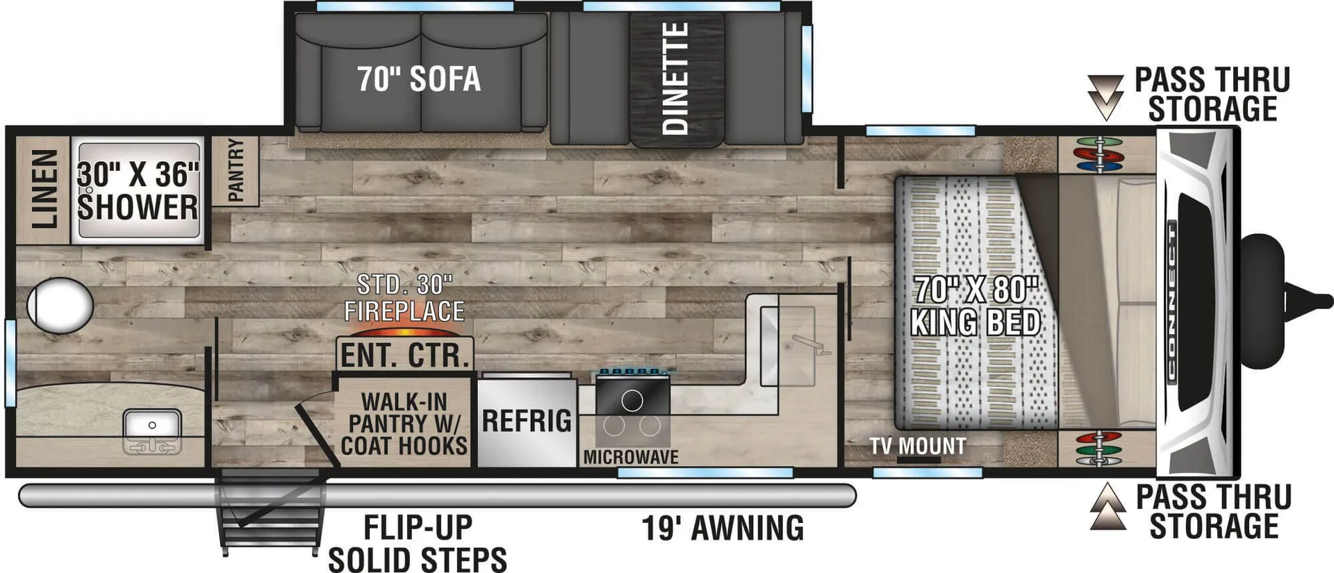 K-Z Connect C261RB floor plan