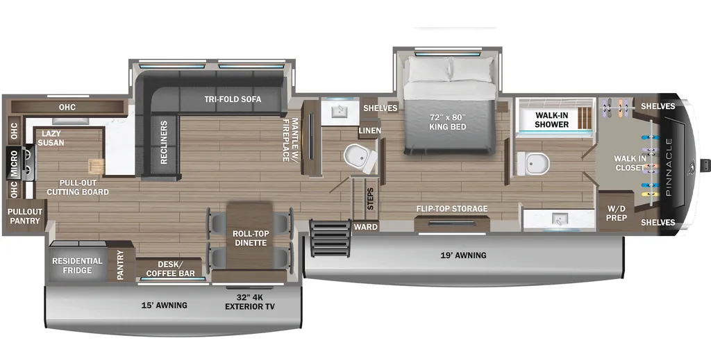 2026 Jayco Pinnacle 38FBRK floor plan