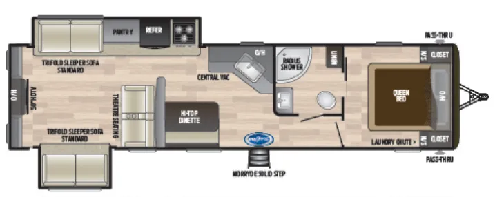 Keystone Hideout 32RDDS exterior