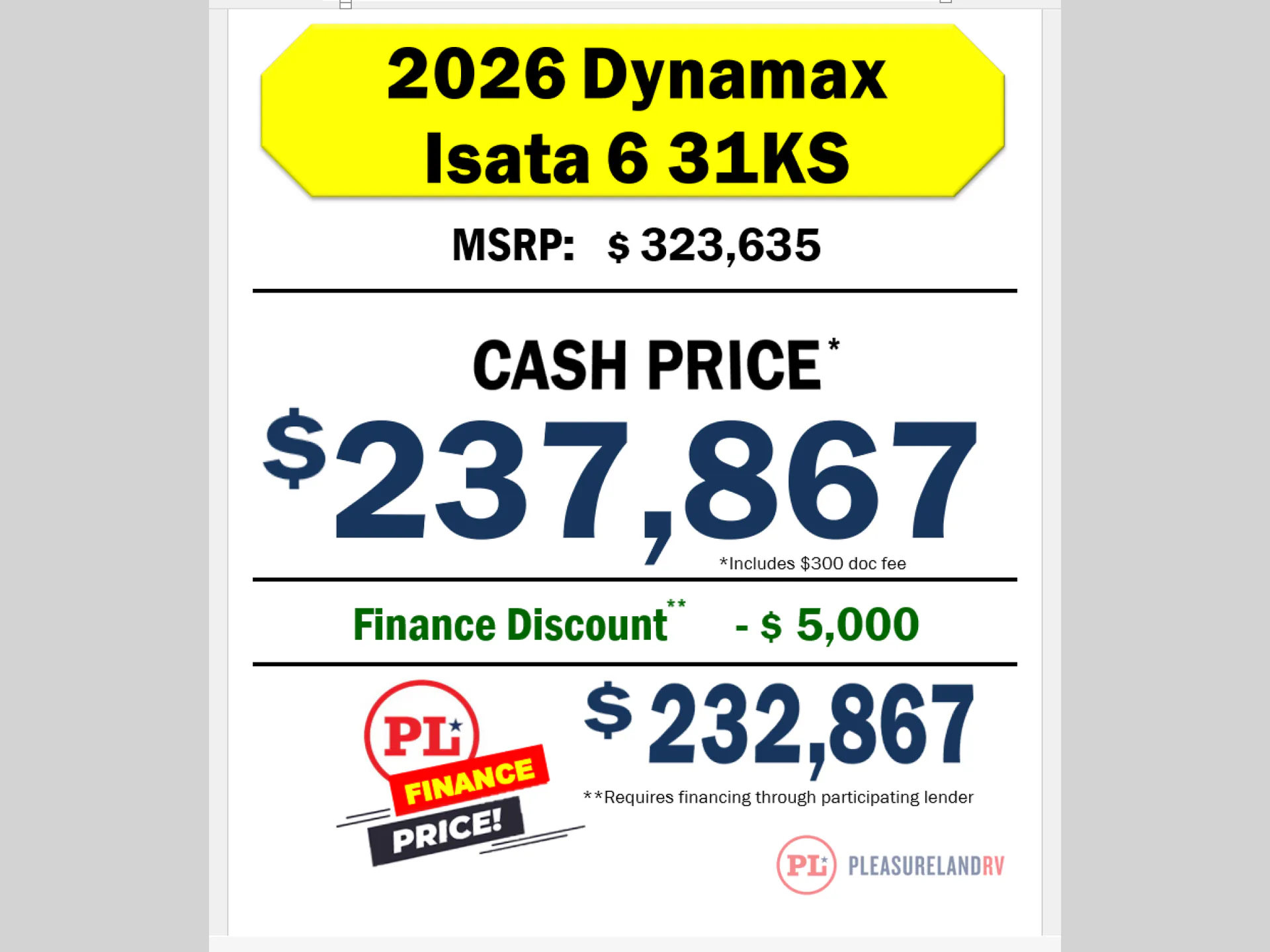 2026 Dynamax Corp Isata 6 Series 31KS - Photo 3