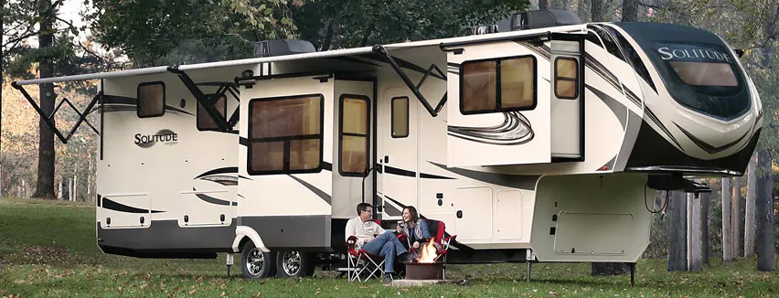 Grand Design Solitude S-Class 3950BH exterior