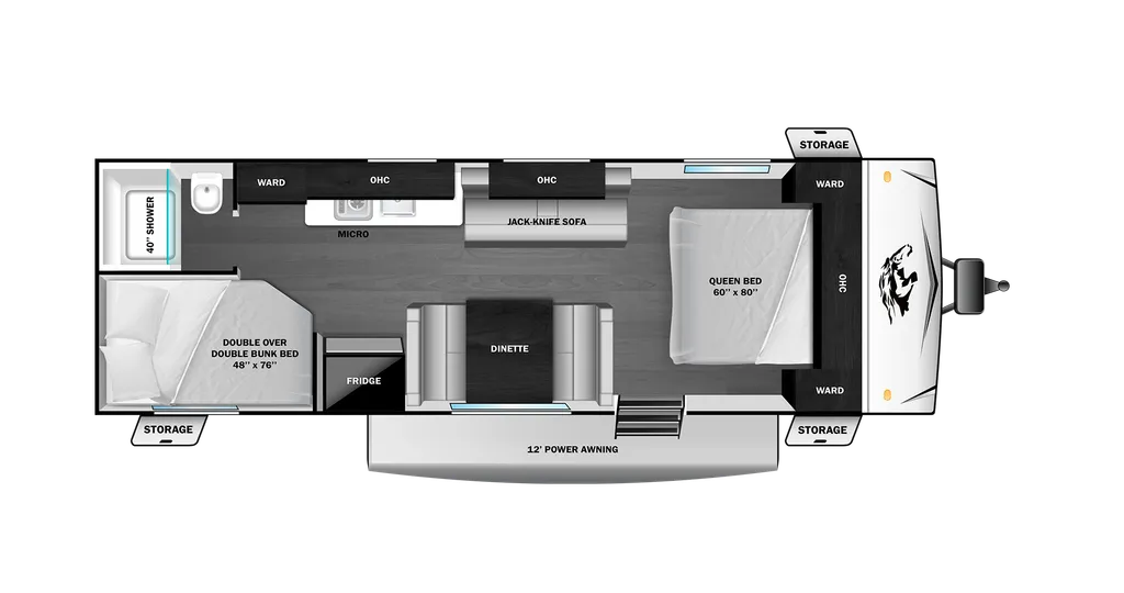 2026 Open Range Open Range Colt 25BH floor plan