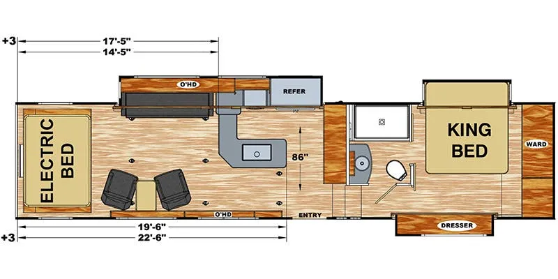 Eclipse Stellar 35KSG+3 floor plan