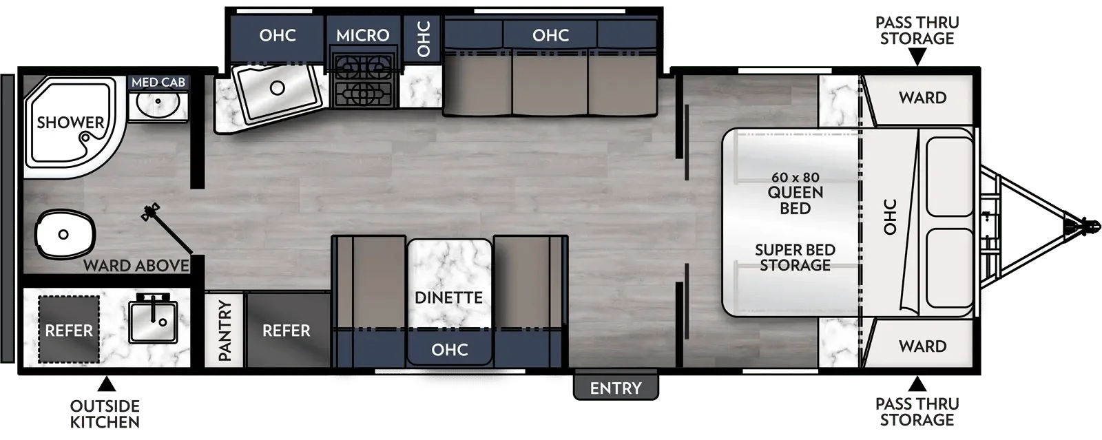 2025 Coachmen Apex 251RBK - Floor plan