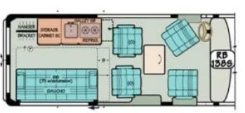 Sportsmobile Promaster 138S floor plan