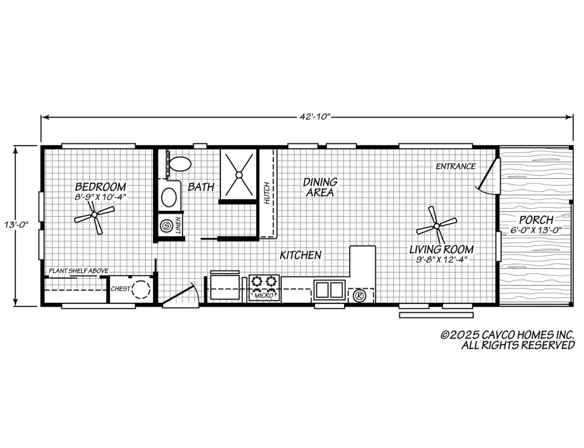 Chariot Eagle Hawk Classic 13371B floor plan