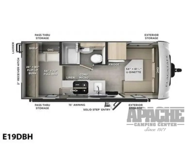 2026 Forest River RV Flagstaff E-Pro 19DBH - Photo 2