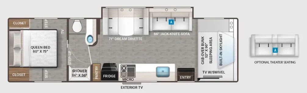 Thor Motor Coach Quantum HS31 floor plan