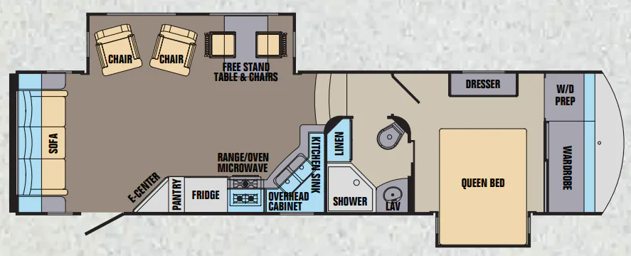 Shasta Phoenix 30RL floor plan