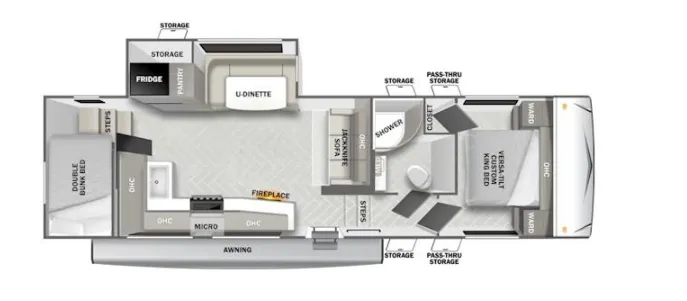Forest River EVO F2705 floor plan